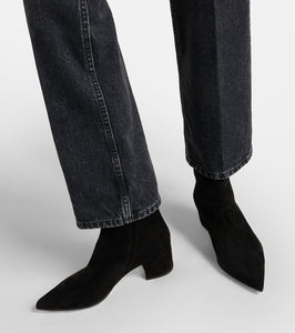 Gianvito Rossi Lyell 45 suede ankle boots
