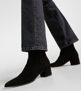 Gianvito Rossi Lyell 45 suede ankle boots