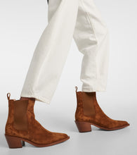 Gianvito Rossi Wylie suede ankle boots