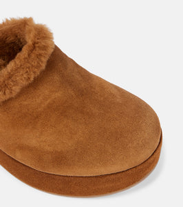 Gianvito Rossi Lyss 55 suede platform clogs