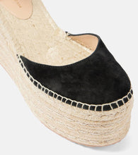 Gianvito Rossi Suede platform espadrille wedges