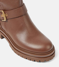 Gianvito Rossi Thiago leather biker boots