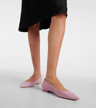 Gianvito Rossi Gianvito Flat suede ballet flats