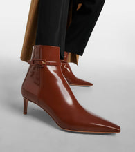 Gianvito Rossi Patent leather ankle boots