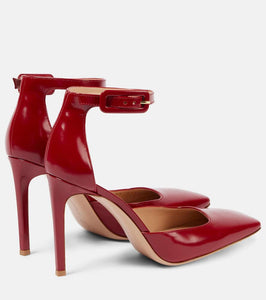 Gianvito Rossi Casey leather d'Orsay pumps