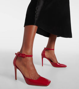 Gianvito Rossi Casey leather d'Orsay pumps