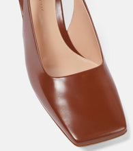 Gianvito Rossi 55 patent leather slingback pumps