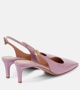 Gianvito Rossi 55 leather slingback pumps