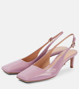 Gianvito Rossi 55 leather slingback pumps