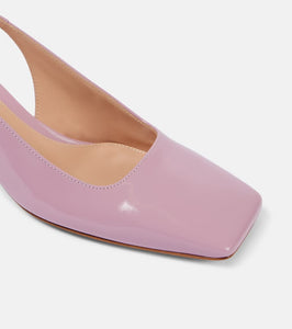 Gianvito Rossi 55 leather slingback pumps