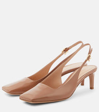 Gianvito Rossi Patent leather slingback pumps