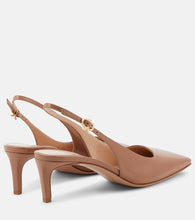 Gianvito Rossi Patent leather slingback pumps