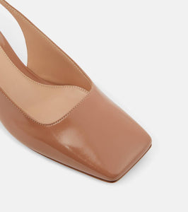 Gianvito Rossi Patent leather slingback pumps