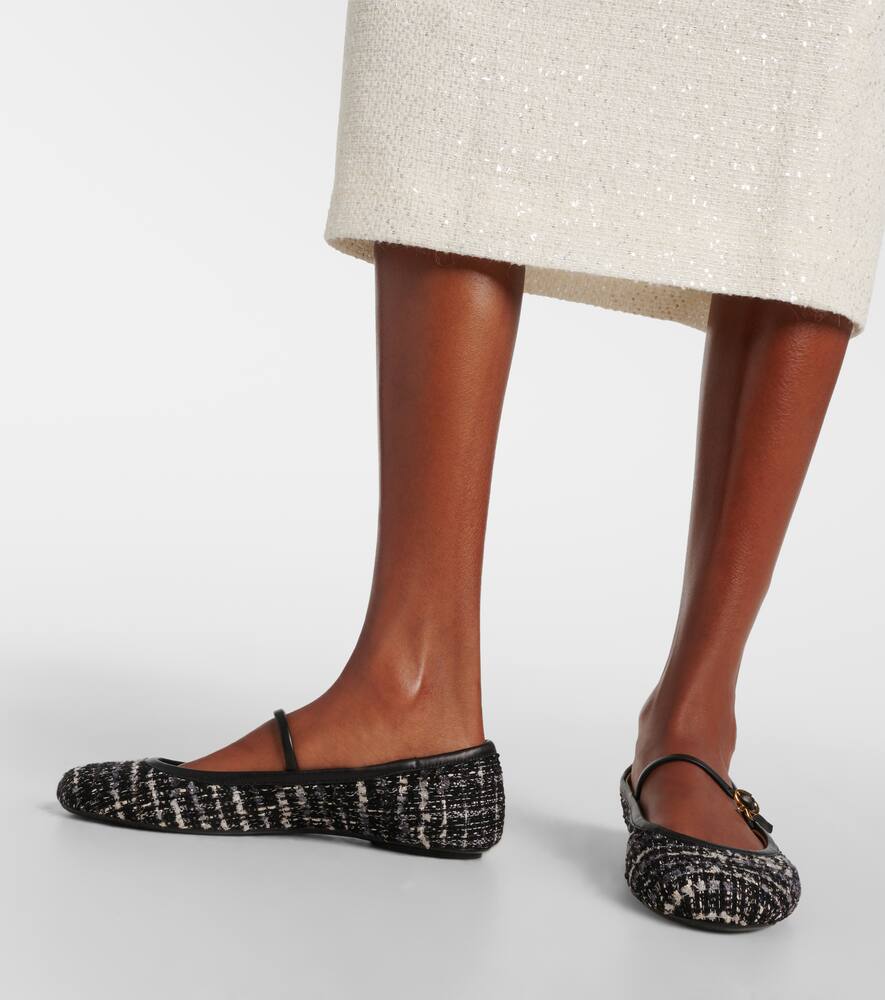 Gianvito Rossi Mary Ribbon 05 boucl√É¬© Mary Jane flats