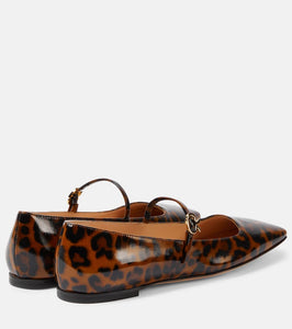 Gianvito Rossi Christina patent leather Mary Jane flats