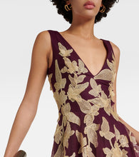 Costarellos Floral appliqu√É¬© tulle gown