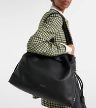 Loewe Flamenco XL leather clutch