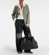 Loewe Flamenco XL leather clutch