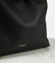 Loewe Flamenco XL leather clutch