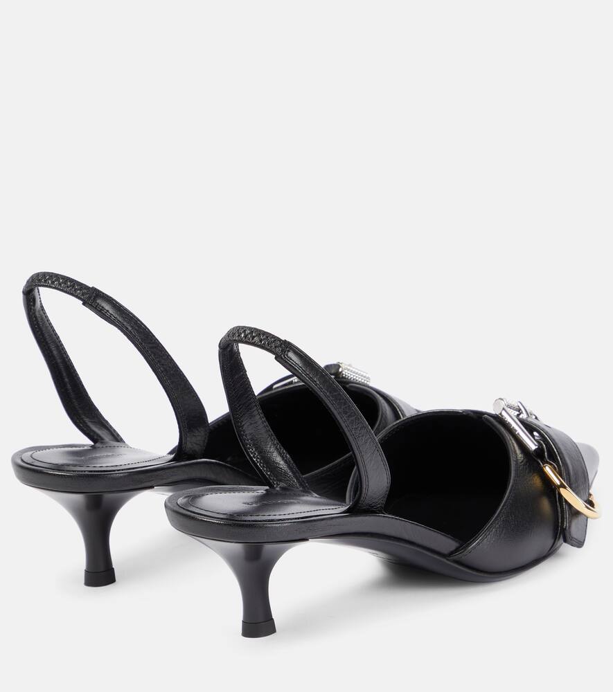 Givenchy Voyou leather slingback pumps