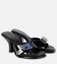 Burberry 70 EKD leather mules - Burberry 70 EKD 皮革穆勒鞋