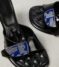 Burberry 70 EKD leather mules