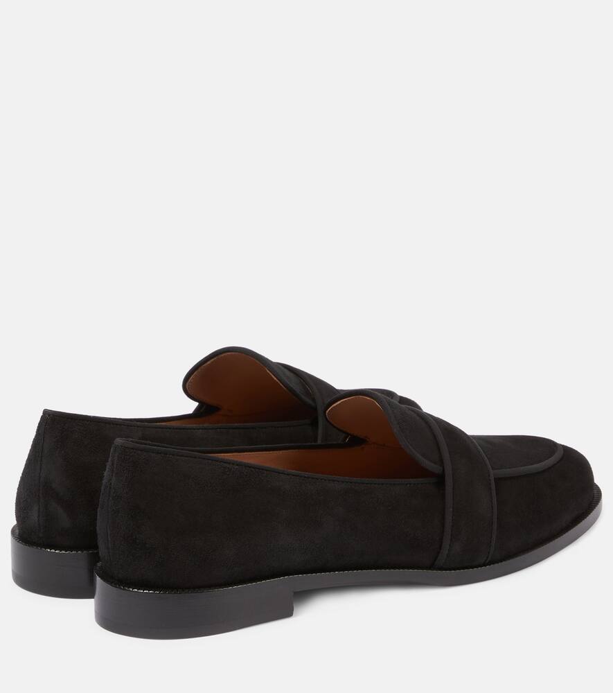Aquazzura Martin suede loafers