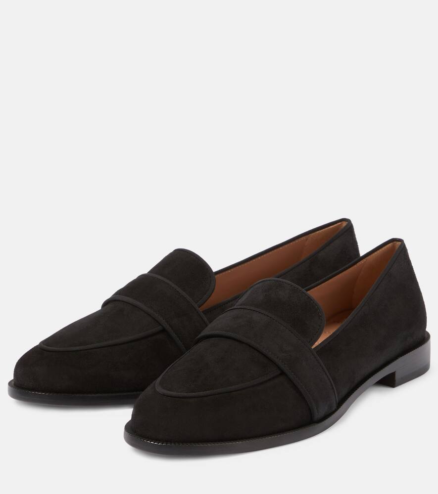 Aquazzura Martin suede loafers