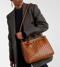 Bottega Veneta Andiamo Intrecciato leather tote bag