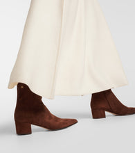 Gianvito Rossi Lyell 45 suede ankle boots