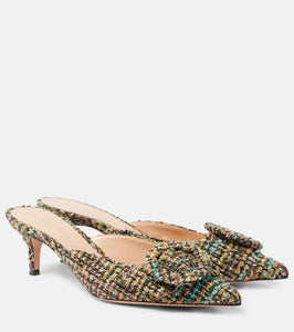 Gianvito Rossi Portofino 55 boucl√É¬© mules