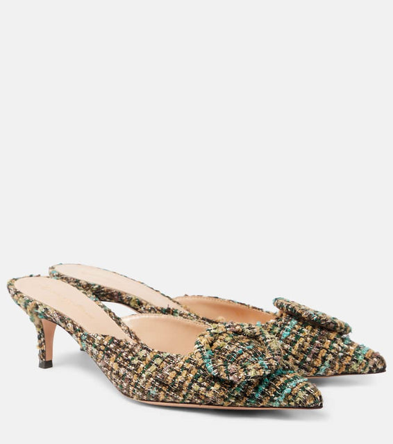 Gianvito Rossi Portofino 55 boucl√É¬© mules