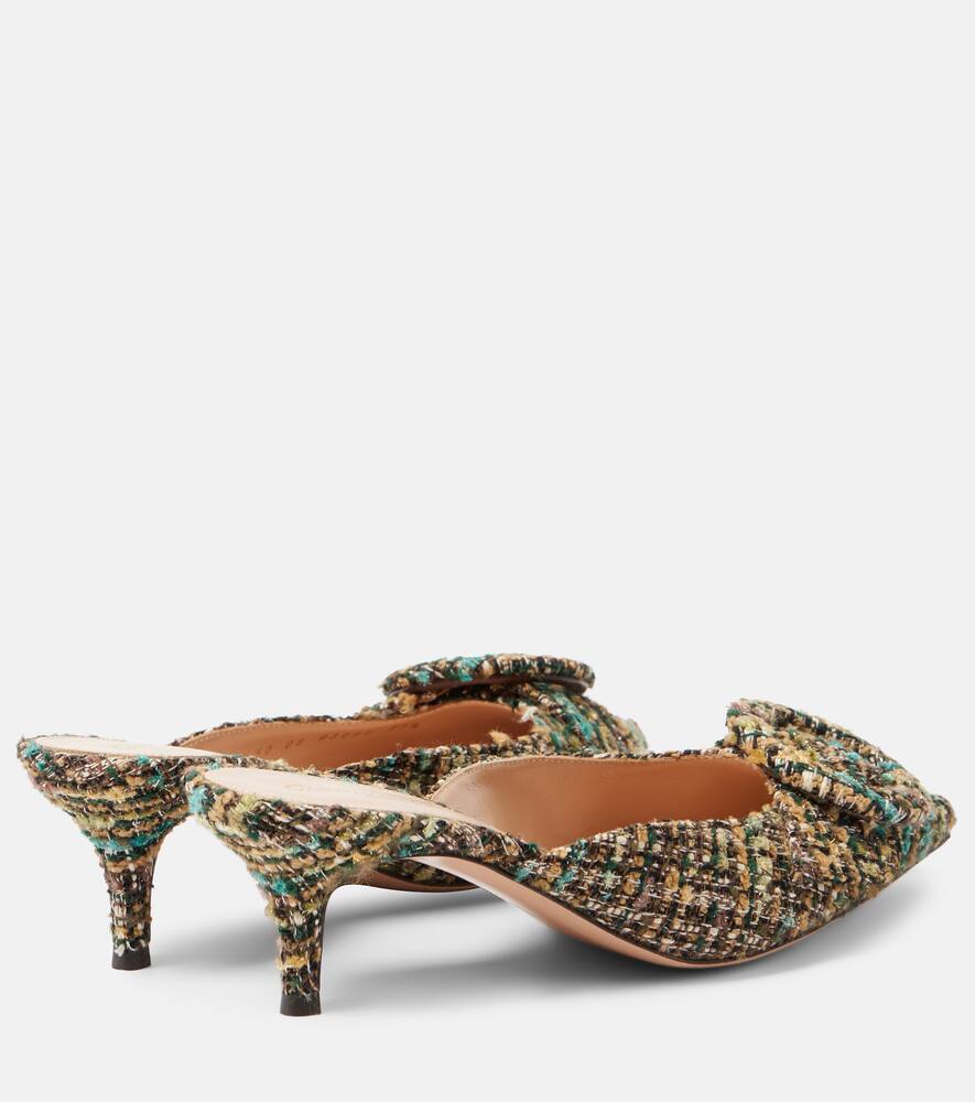 Gianvito Rossi Portofino 55 Bouclé mules