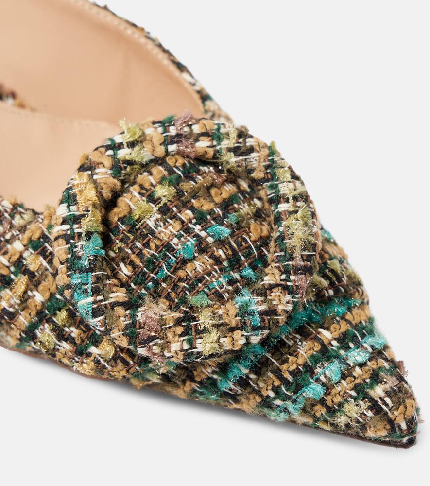 Gianvito Rossi Portofino 55 Bouclé mules