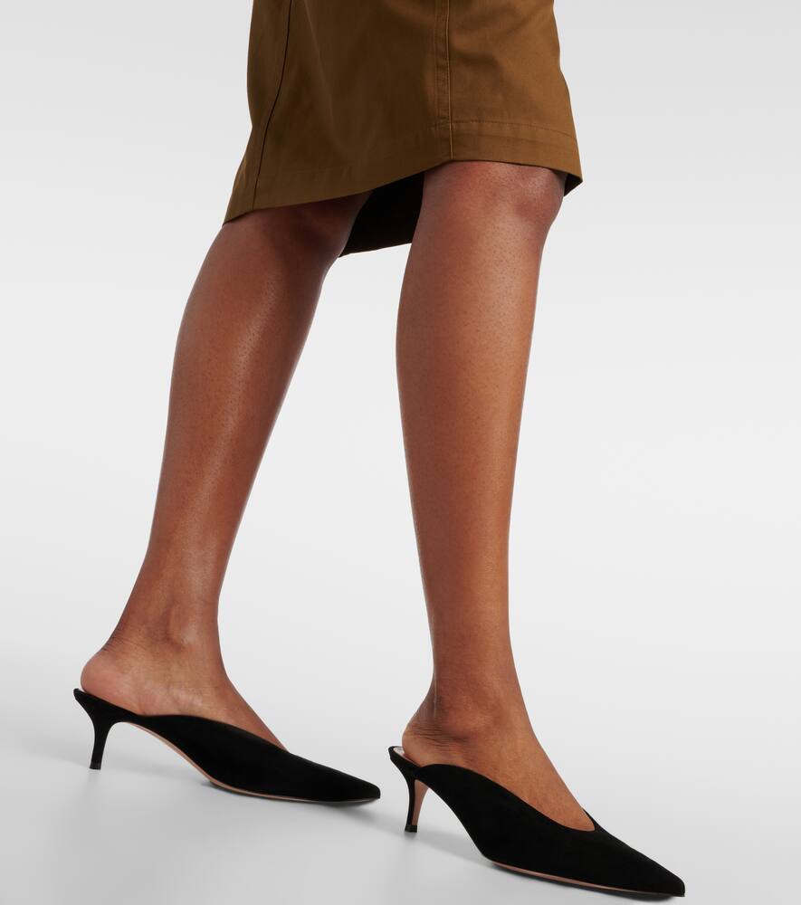 Gianvito Rossi Suede mules