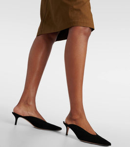 Gianvito Rossi Suede mules