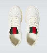 Gucci Gucci Re-Web leather sneakers