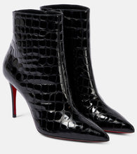 Christian Louboutin So Kate 85 croc-effect ankle boots - Christian Louboutin So Kate 85 鳄鱼纹踝靴