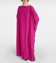 Taller Marmo Mila off-shoulder crêpe kaftan