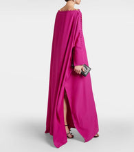 Taller Marmo Mila off-shoulder crêpe kaftan