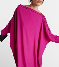 Taller Marmo Mila off-shoulder crêpe kaftan