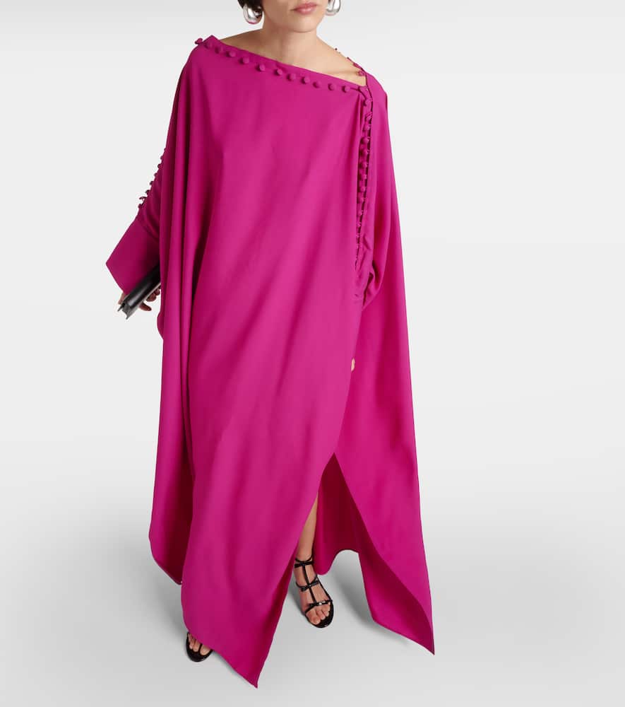 Taller Marmo Mila off-shoulder crêpe kaftan