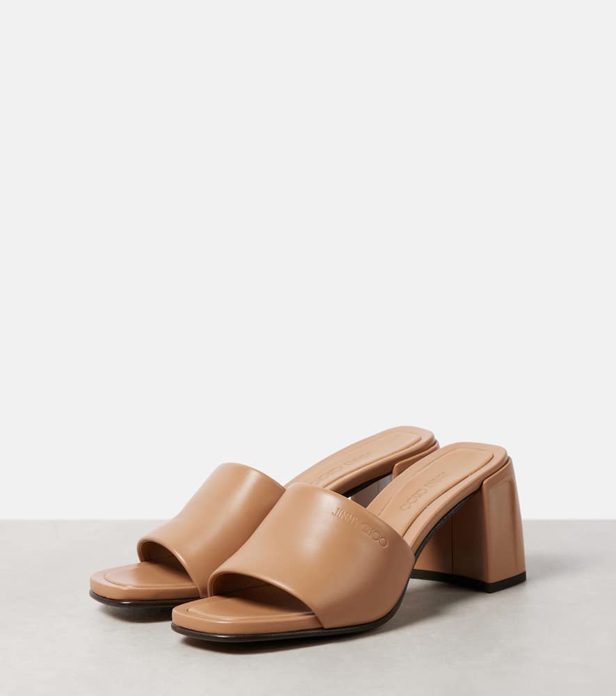 Jimmy Choo Lena 70 leather mules