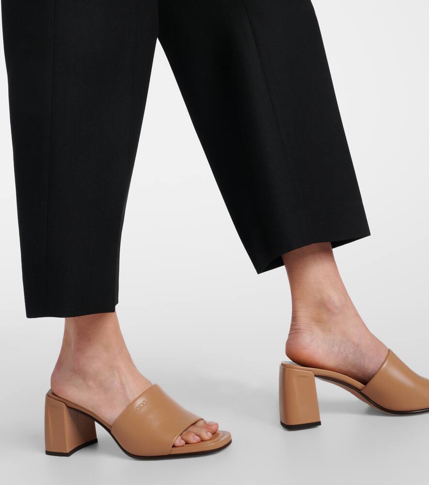 Jimmy Choo Lena 70 leather mules