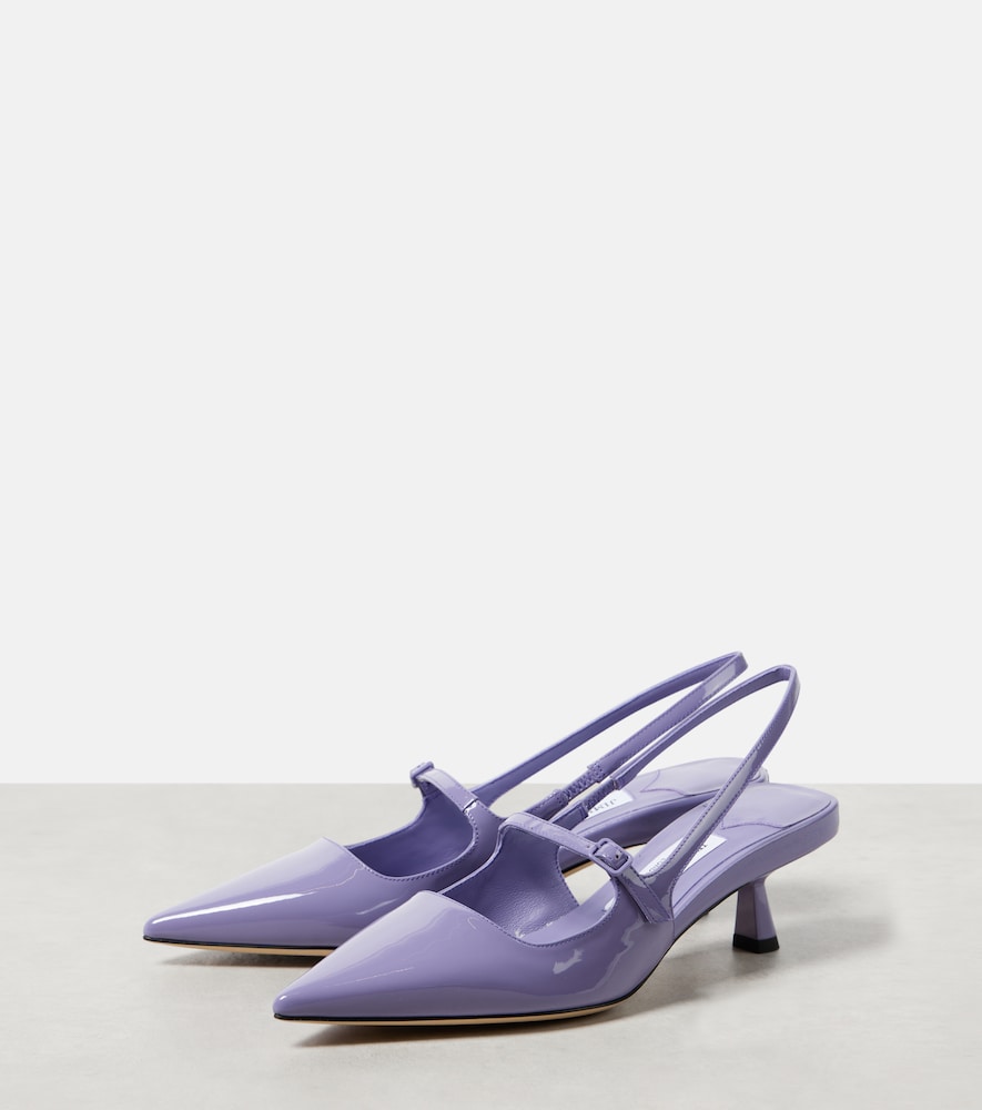 Jimmy Choo Didi 45 patent leather slingback pumps