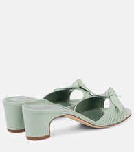 Manolo Blahnik Lolloso bow-detail leather mules