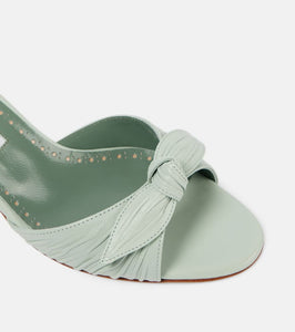 Manolo Blahnik Lolloso bow-detail leather mules