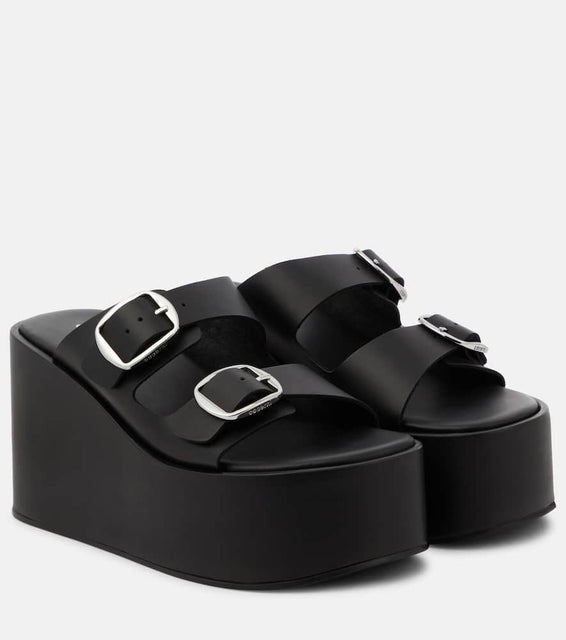Coperni Leather platform sandals