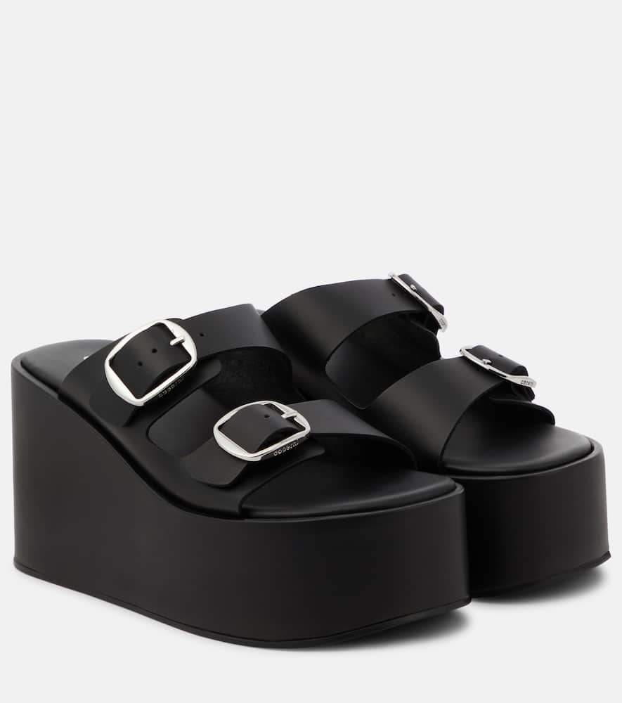 Coperni Leather platform sandals