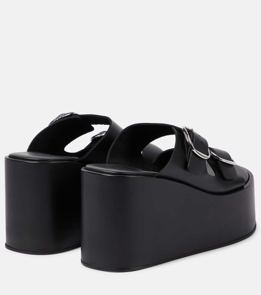 Coperni Leather platform sandals
